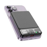 Power bank HOCO 10000mAh Q18 Tourer 22.5W, Cargador portatil inalámbrico Negro