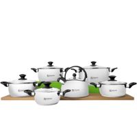 Set de Ollas Facusa Clásica 12 PZS + Tetera 3 LT | Cocina Fácil