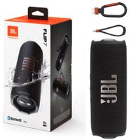 Parlante JBL Flip 7 Negro Bluetooth Portátil | Potente y Moderno