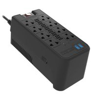 Estabilizador Forza FVR-1222USB 1200VA/600W | 8 Tomas + 2 USB