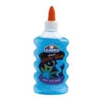 Pegamento Elmer's Slime Glitter Azul 2048792 | Para Manualidades