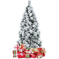 Árbol de navidad Pino NEVADO Americano 1.50 RAMA POR RAMA NR-150