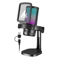 Micrófono Maono DGM20 Gamerwave USB RGB Cancelación de Ruido Streaming Podcast