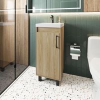 Vanitorio 1 Puerta Oxford Fresno 86,4X39,6X32,5