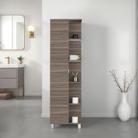 Estante De Baño Bath Avellana Bla 178X51,2X21,5