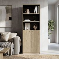 Estante 2 Puertas Home-E4 Cartagena Y Wengue
