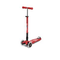 Scooter Maxi Micro Deluxe Foldable Led Rojo