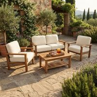 Set de terraza Gaviota 4 personas con mesa Movenda