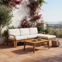 Set de terraza Cisne 3 personas con mesa Movenda