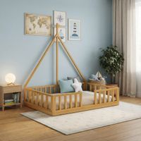 Cama Montessori Nina Plaza y Media Movenda