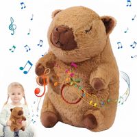 PELUCHE FELPA FORMA CAPIBARA COLOR MARRON