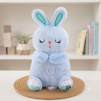 PELUCHE FELPA FORMA CONEJO COLOR CELESTE