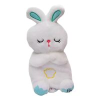 PELUCHE FELPA FORMA CONEJO COLOR BLANCO