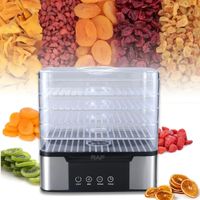 MAQUINA DESHIDRATADORA AUTOMATICA FRUTAS Y VERDURAS RAF 5 NIVELES/MODELO CUADRADO.