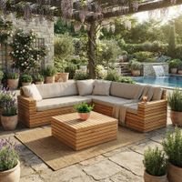 Set de terraza Perdiz 5 personas con mesa Movenda