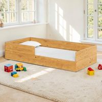 Cama Montessori de Madera Runi Plaza y Media Movenda