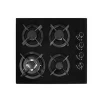 Encimera a Gas GLP Aghaso Vidrio Templado 60 cm