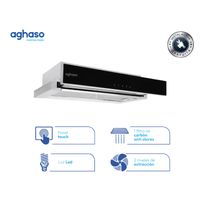 CAMPANA AGHASO EXTRAIBLE PREMIUM 60 CM