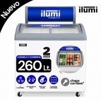 Congelador Horizontal 260Lt Blanco Ilumi TF-2600