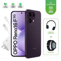 Celular Oppo Reno16 F 8 + 256GB Violeta + Smartwatch + Audífonos