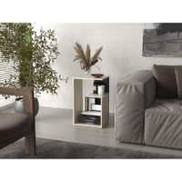 Mesa Lateral Everett Capri Y Wengue 63,4X39,8X30