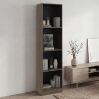 Estante 5 Niveles Home-E2 Avellana Y Wengue