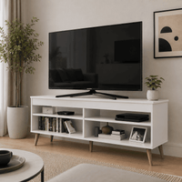 Mesa de TV Novo Hamburgo 65"" Movenda Blanco