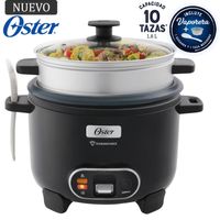 Arrocera Oster 1.8 L Sofrito Vaporera DiamondForce Negra CKSTRC10DFBLK