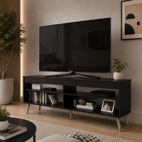 Mesa de TV Novo Hamburgo 65"" Movenda Negro