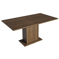 Mesa de Comedor Rectangular 6 Puestos 5275 Marrón