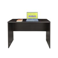 Escritorio de Melamina 120 Wengue Mesa para oficina o estudio
