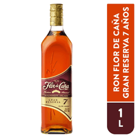 Ron FLOR DE CAÑA 7 años Botella 1L
