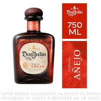Tequila DON JULIO Añejo Botella 750ml