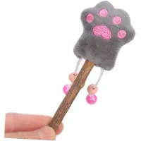 Paleta con forma de Patita para Gatos con Silverine - gris