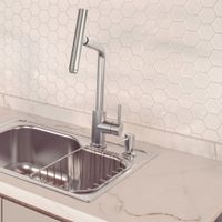 Dispensador de jabón Tramontina de acero inoxidable con recipiente plástico 500 ml