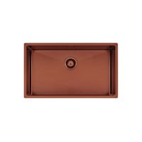 Lavadero Tramontina Design Collection Quadrum con Recubrimiento PVD Rose 70x40 cm