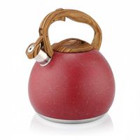 Tetera Inoxidable Acabado Granito Alta Calidad 5 Litros Rojo