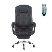 Silla Gerencial Ergonómica Relax Pro 8 Vibromasajes - Negro
