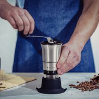 Molinillo para café Realce de acero inoxidable con cuerpo de acrílico con molino de cerámica Tramontina