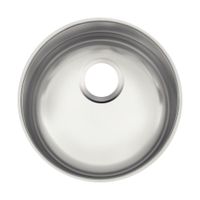 Lavadero Tramontina Luna 38 BL en acero inoxidable cepillado Ø38 cm