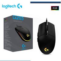 Mouse Gamer Logitech G203 Rgb Black