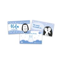 Set de tarjetas de saludo Ingenial Alaska x 9 unds.
