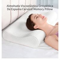Almohada Viscoelástica Ortopédica De Espuma Cervical Memory Pillow