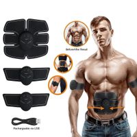 Smart Fitness 3 en 1-Electroestimulador Muscular EMS Para Abdomen y Brazos con Control Digital