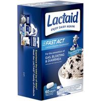 Suplemento de Enzima Lactosa Natural Lactaid 60 Comprimidos