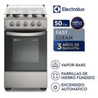 Cocina Electrolux 4 hornillas 50 cm Silver FE4XSR