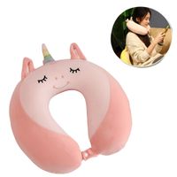 Cojín Cervical para Viaje Modelo Kawaii  Rosado