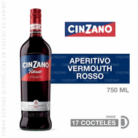 Vermut CINZANO Rosso Botella 750ml
