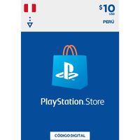 Código PlayStation Network Card 10 USD Perú- PSN Card 10$ PS5 PS4 Digital