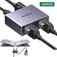 Splitter Ethernet Gigabit UGREEN NW301 | Adaptador RJ45 1 a 2 | 1000 Mbps USB-C